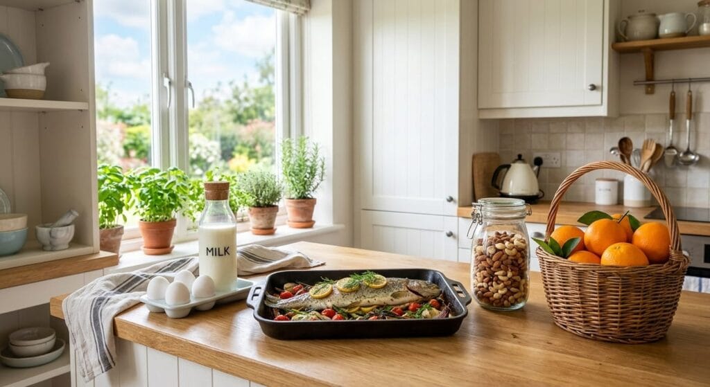 "Baby with eczema rash on cheeks, showing irritated dry skin."